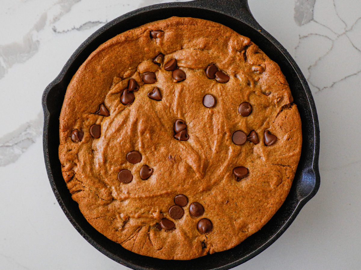 Gluten Free Chocolate Chip Cookie Skillet