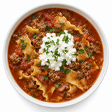 Beef Lasagna Soup