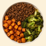 Beef, Sweet Potato & Broccoli Power Bowl