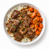 Braised Beef Cajun Rice & Gravy