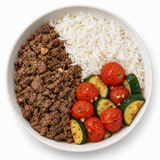 Beef & Zucchini Rice Bowl
