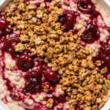 Cherry Vanilla Swirl Overnight Oats