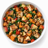 Fall Chicken Hash w/ Apples & Sweet Potatoes