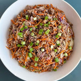 Asian Turkey Egg Roll in a Bowl