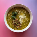 Chicken Verde Pozole Soup