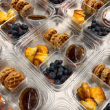 LittleSQRLS Breakfast Box w/ Mini Egg Bites & Waffles