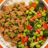 Miso Ginger Ground Turkey Bowl