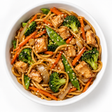 Mongolian Stir Fried Chicken & Noodles