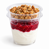 Raspberry Greek Yogurt Protein Parfait