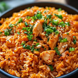 Korean BBQ Chicken & Kimchi Rice