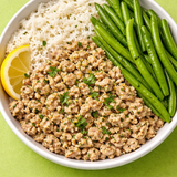 Lemon Herb Ground Turkey Bowl