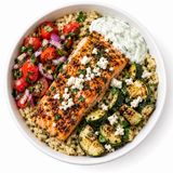 Mediterranean Salmon Bowl