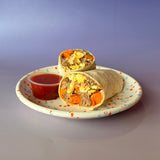 Pulled Pork Breakfast Burrito