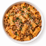Spicy Pumpkin Beef Rigatoni