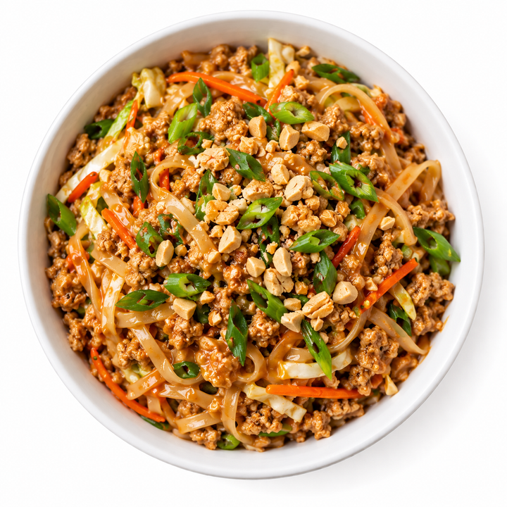 Turkey Peanut Pad Thai