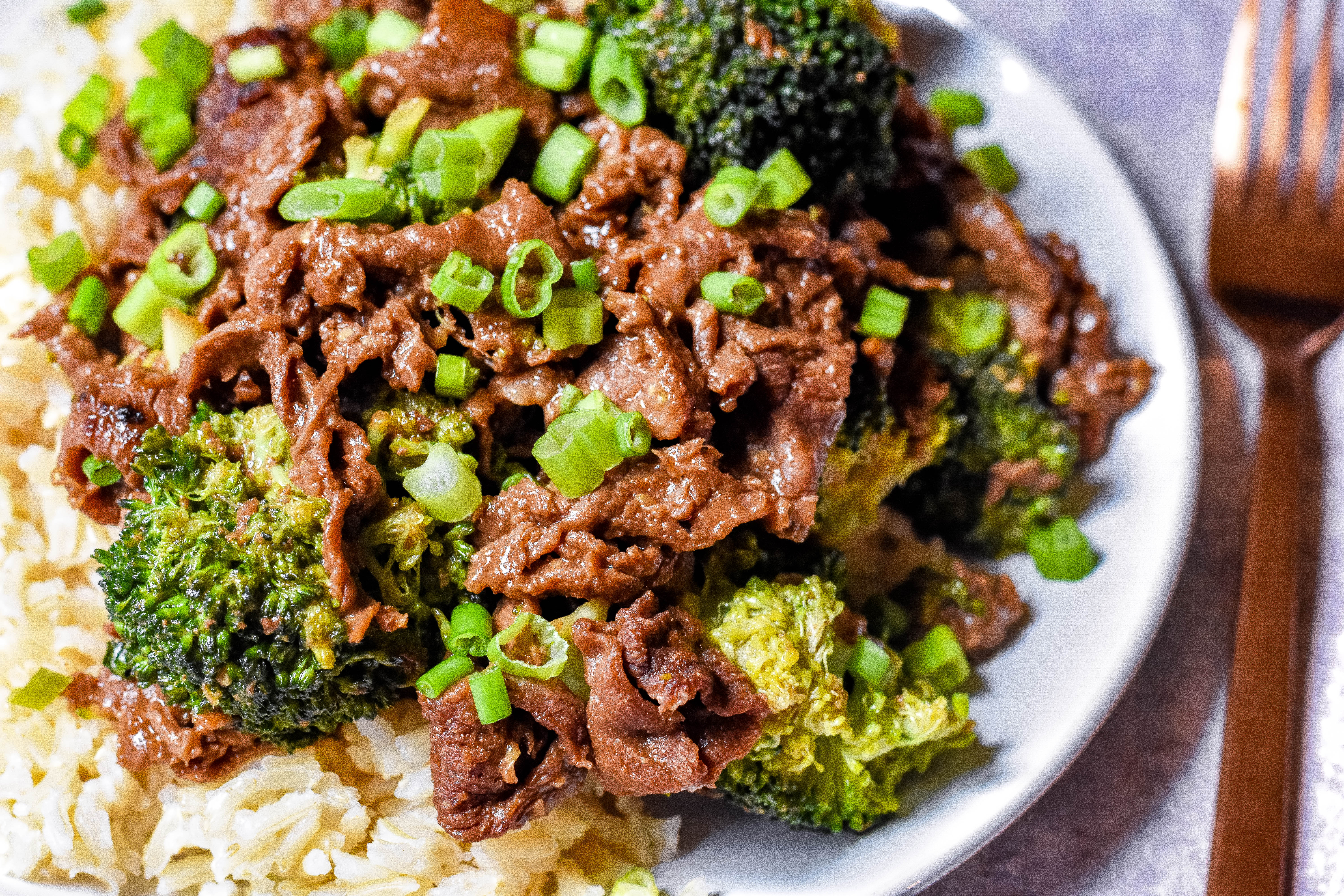 Pressure Cooker Mongolian Beef and Broccoli