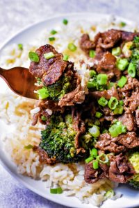 Pressure Cooker Mongolian Beef and Broccoli