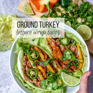 Ground Turkey Lettuce Wrap Tacos