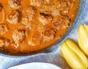 Coconut Curried Meatball Stew