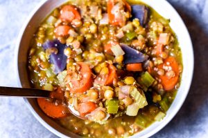 Vegan Lentil and Potato Soup