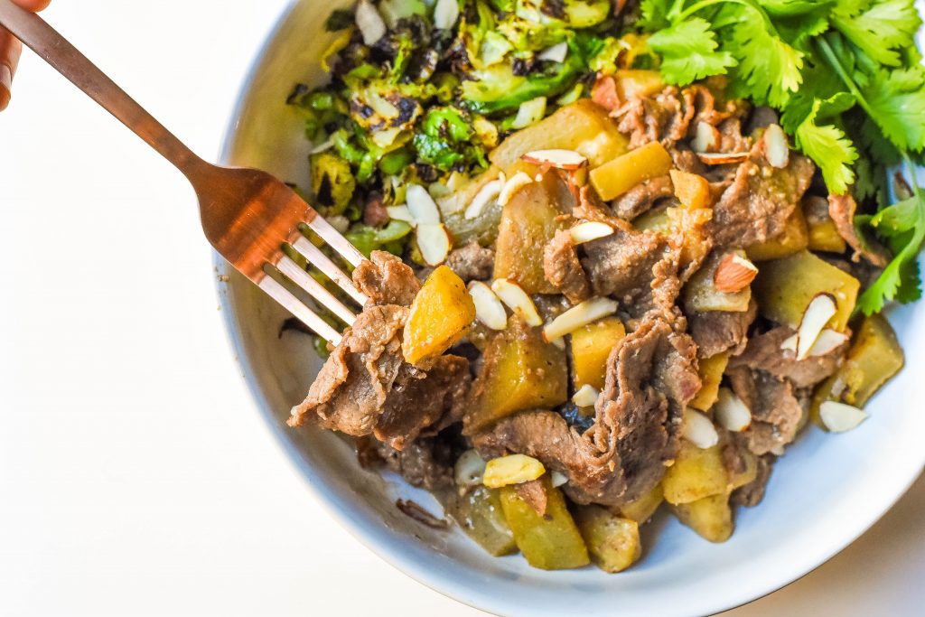 Healthy Asian Beef and Eggplant Stir Fry
