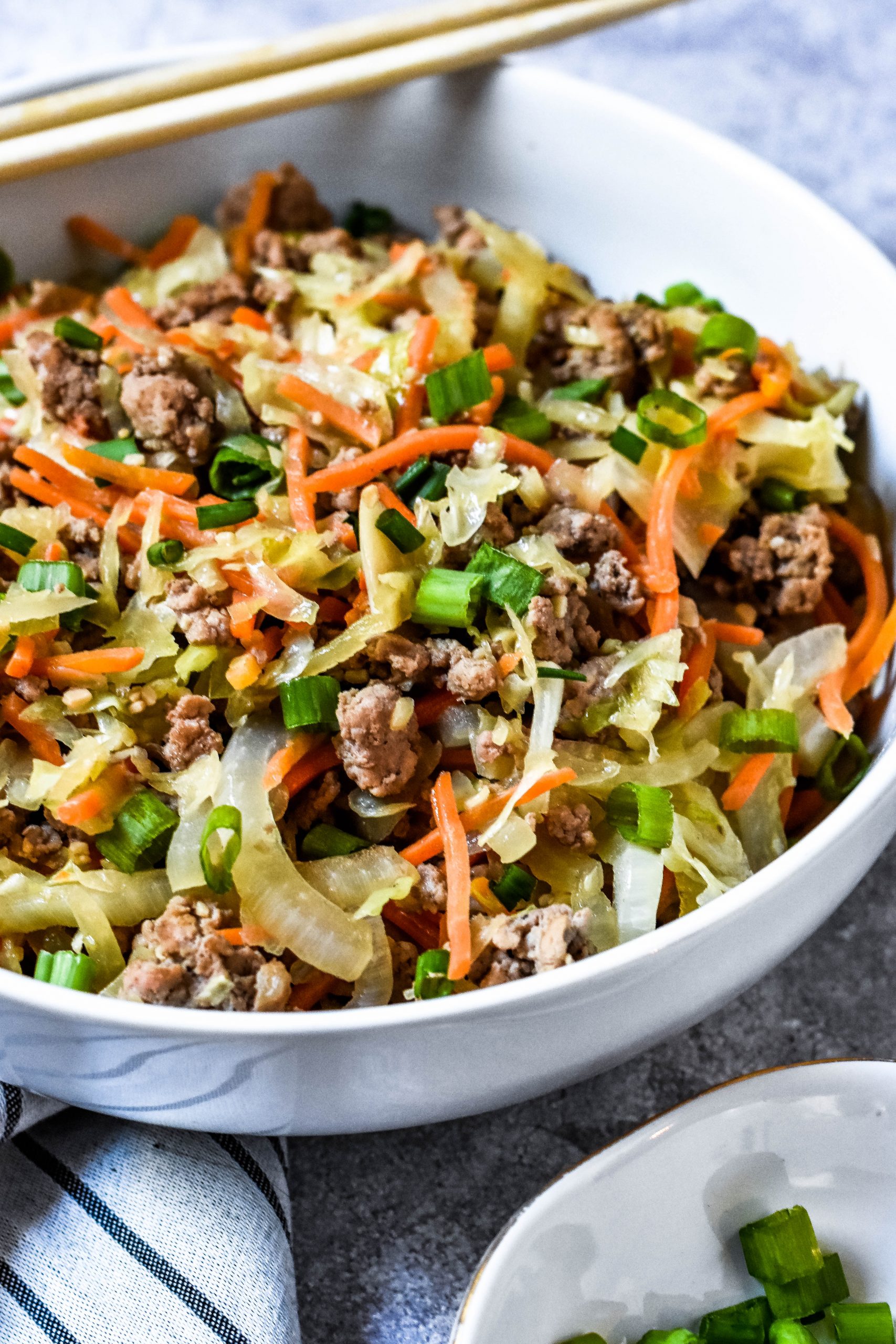Healthy Inside Out Egg Roll In A Bowl