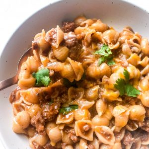 Healthy Hamburger Helper