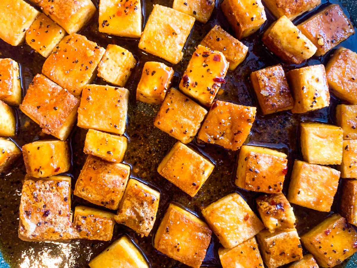 Sweet and Spicy Crispy Tofu