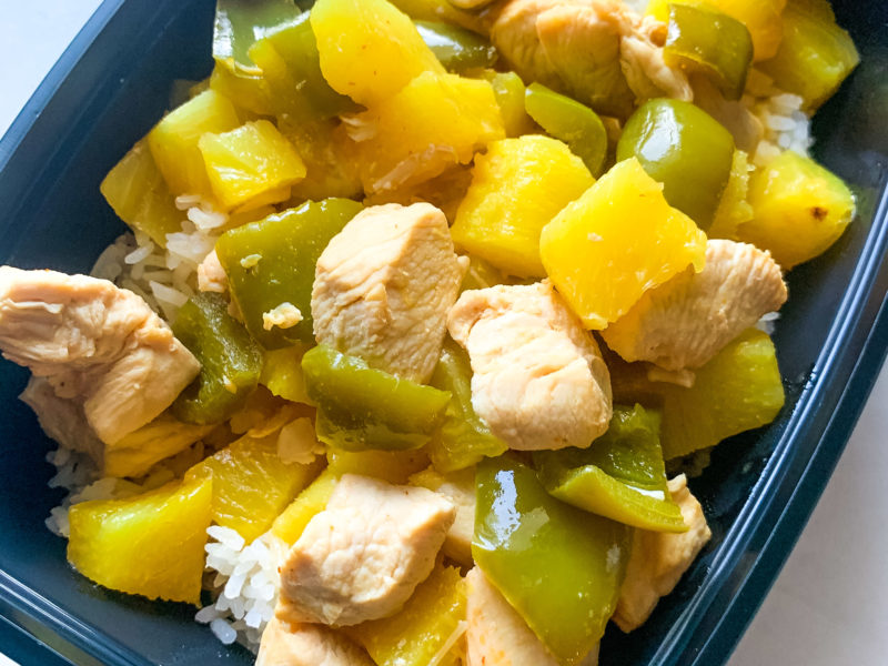 Spicy Pineapple Chicken Stir Fry